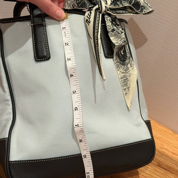 Coach Hampton Small Tote VINTAGE purse with bag scarf - Picture 9 of 16